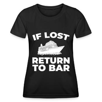 Kreuzfahrt - Frauen Funktions-T-Shirt - Schwarz - Vorne - AI Model Female 172 light (172cm)