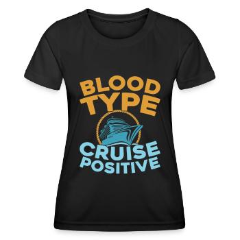Kreuzfahrt - Frauen Funktions-T-Shirt - Schwarz - Vorne - AI Model Female 172 light (172cm)