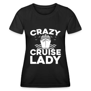 Kreuzfahrt - Frauen Funktions-T-Shirt - Schwarz - Vorne - AI Model Female 172 light (172cm)