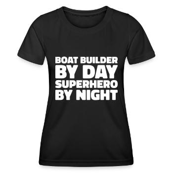 Constructeurs de bateaux - T-shirt sport Femme - noir - Devant - AI Model Female 172 light (172cm)