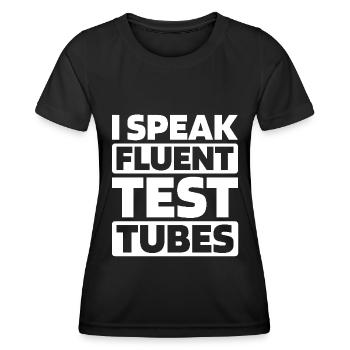 Biologie Biologe - Frauen Funktions-T-Shirt - Schwarz - Vorne - AI Model Female 172 light (172cm)