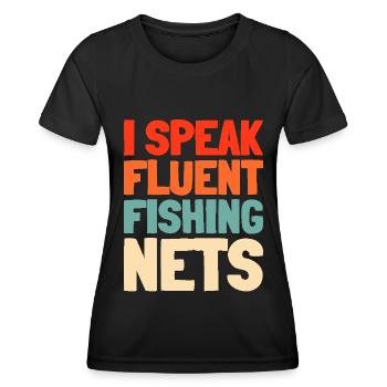 Fisherman - Women's Functional T-Shirt - black - Front - AI Model Female 172 light (172cm)
