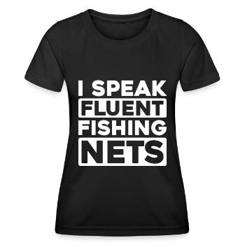 Fisherman - Women's Functional T-Shirt - black - Front - AI Model Female 172 light (172cm)