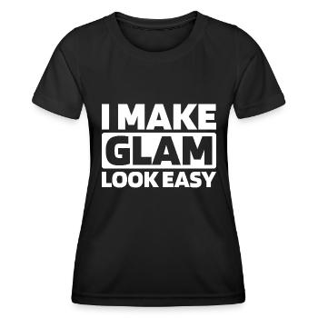 Kosmetikerin - Frauen Funktions-T-Shirt - Schwarz - Vorne - AI Model Female 172 light (172cm)