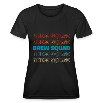 Biochemiker Kader - Frauen Funktions-T-Shirt - Schwarz - Vorne - AI Model Female 172 light (172cm)