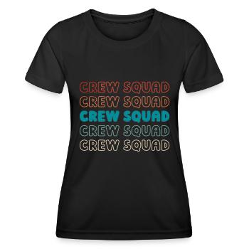 Kurier Kader - Frauen Funktions-T-Shirt - Schwarz - Vorne - AI Model Female 172 light (172cm)