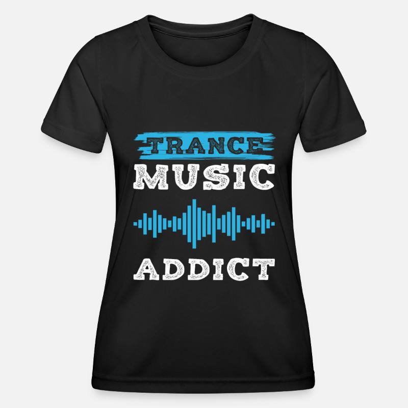 Trance addicted - Women's Functional T-Shirt - black