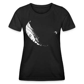Acro Paragliding Dudek - Women's Functional T-Shirt - black - Front - AI Model Female 172 light (172cm)