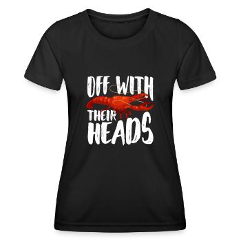 Languste - Frauen Funktions-T-Shirt - Schwarz - Vorne - AI Model Female 172 light (172cm)