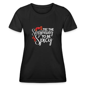 Languste - Frauen Funktions-T-Shirt - Schwarz - Vorne - AI Model Female 172 light (172cm)