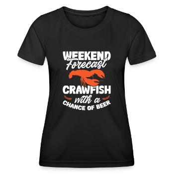 Languste - Frauen Funktions-T-Shirt - Schwarz - Vorne - AI Model Female 172 light (172cm)