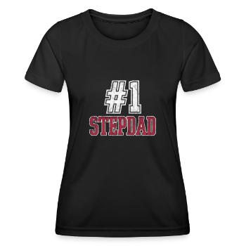 Stiefvater - Frauen Funktions-T-Shirt - Schwarz - Vorne - AI Model Female 172 light (172cm)