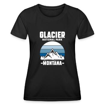 Montana - T-shirt sport Femme - noir - Devant - AI Model Female 172 light (172cm)