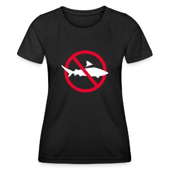 Biologie marine - T-shirt sport Femme - noir - Devant - AI Model Female 172 light (172cm)