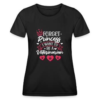 Tierarzt - Frauen Funktions-T-Shirt - Schwarz - Vorne - AI Model Female 172 light (172cm)