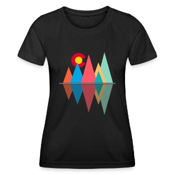 Colorado - T-shirt sport Femme - noir - Devant - AI Model Female 172 light (172cm)