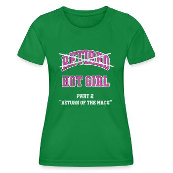 Retraite - T-shirt sport Femme - vert - Devant - AI Model Female 172 dark (172cm)