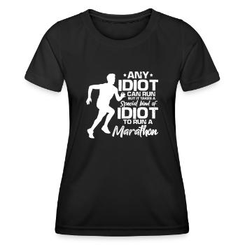 Courir - T-shirt sport Femme - noir - Devant - AI Model Female 172 light (172cm)