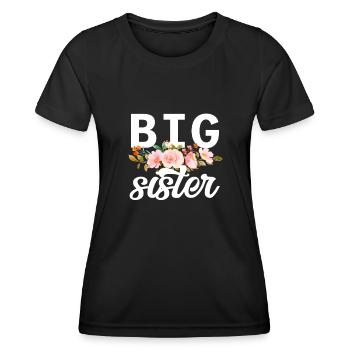 Older sister - Women's Functional T-Shirt - black - Front - AI Model Female 172 light (172cm)