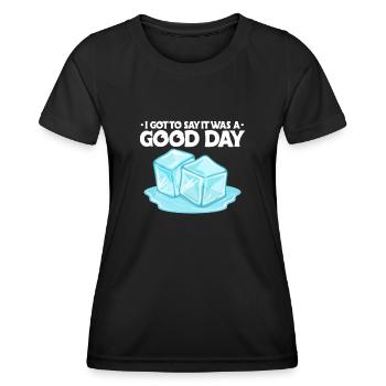 Hip Hop Rap Music Rapper Hiphop Gift - T-shirt sport Femme - noir - Devant - AI Model Female 172 light (172cm)
