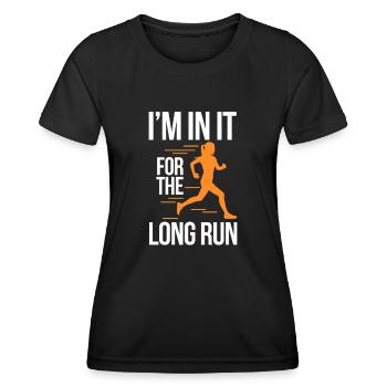 Courir - T-shirt sport Femme - noir - Devant - AI Model Female 172 light (172cm)