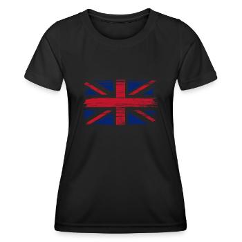 London - Frauen Funktions-T-Shirt - Schwarz - Vorne - AI Model Female 172 light (172cm)