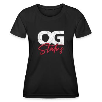 Hip Hop - Frauen Funktions-T-Shirt - Schwarz - Vorne - AI Model Female 172 light (172cm)
