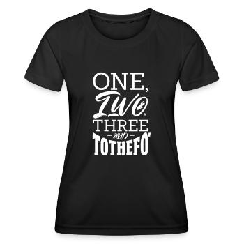 Hip Hop Rap Music Rapper Hiphop Gift - T-shirt sport Femme - noir - Devant - AI Model Female 172 light (172cm)