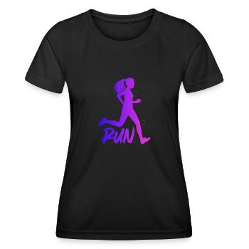 Laufen - Frauen Funktions-T-Shirt - Schwarz - Vorne - AI Model Female 172 light (172cm)