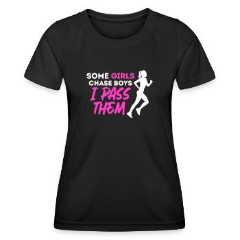 Courir - T-shirt sport Femme - noir - Devant - AI Model Female 172 light (172cm)