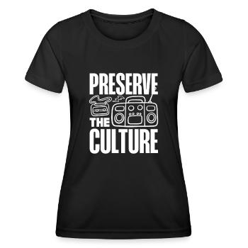 Hip Hop Rap Music Rapper Hiphop Gift - T-shirt sport Femme - noir - Devant - AI Model Female 172 light (172cm)
