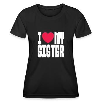 Sister - Women's Functional T-Shirt - black - Front - AI Model Female 172 light (172cm)