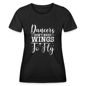 Ballet - T-shirt sport Femme - noir - Devant - AI Model Female 172 light (172cm)