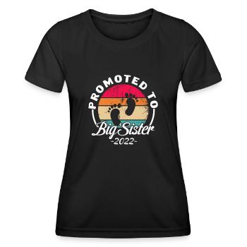 Older sister - Women's Functional T-Shirt - black - Front - AI Model Female 172 light (172cm)