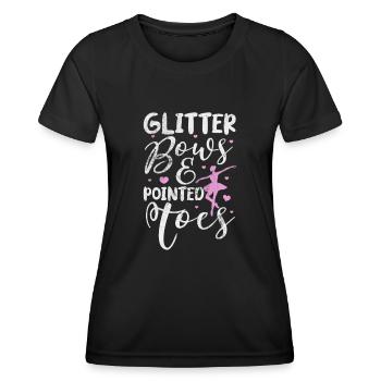 Ballet - T-shirt sport Femme - noir - Devant - AI Model Female 172 light (172cm)