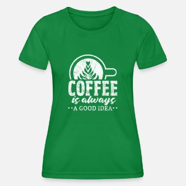 Caffè Maglietta sportiva per donna