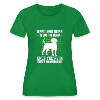 Tierrettung - Frauen Funktions-T-Shirt - Kelly Green - Vorne - AI Model Female 172 dark (172cm)