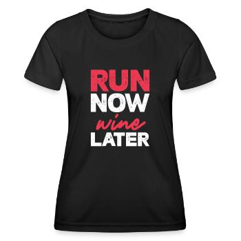 Courir - T-shirt sport Femme - noir - Devant - AI Model Female 172 light (172cm)