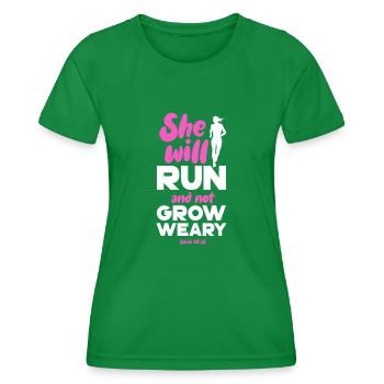 Laufen - Frauen Funktions-T-Shirt - Kelly Green - Vorne - AI Model Female 172 dark (172cm)