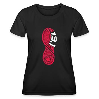 Courir - T-shirt sport Femme - noir - Devant - AI Model Female 172 light (172cm)