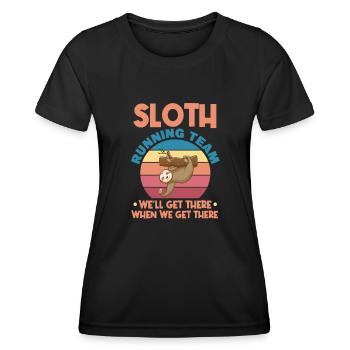 Courir - T-shirt sport Femme - noir - Devant - AI Model Female 172 light (172cm)