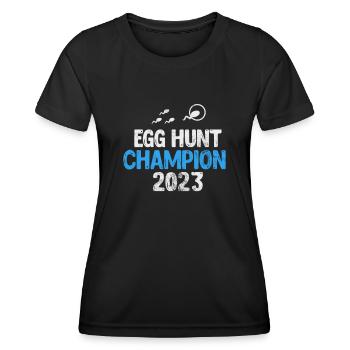 Schwangerschaft - Frauen Funktions-T-Shirt - Schwarz - Vorne - AI Model Female 172 light (172cm)