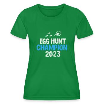 Schwangerschaft - Frauen Funktions-T-Shirt - Kelly Green - Vorne - AI Model Female 172 dark (172cm)