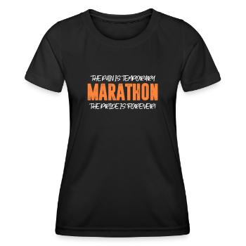 Courir - T-shirt sport Femme - noir - Devant - AI Model Female 172 light (172cm)