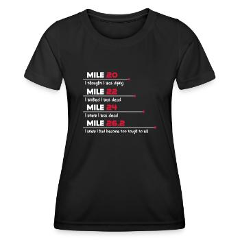 Courir - T-shirt sport Femme - noir - Devant - AI Model Female 172 light (172cm)