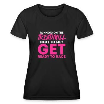Courir - T-shirt sport Femme - noir - Devant - AI Model Female 172 light (172cm)
