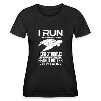 Courir - T-shirt sport Femme - noir - Devant - AI Model Female 172 light (172cm)