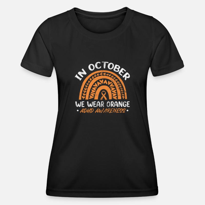 ADHD - Women's Functional T-Shirt - black