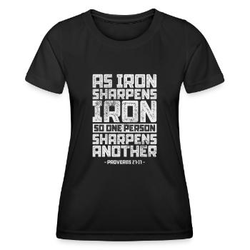 Bibel - Frauen Funktions-T-Shirt - Schwarz - Vorne - AI Model Female 172 light (172cm)