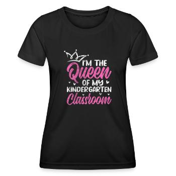 Kindergarten - Women's Functional T-Shirt - black - Front - AI Model Female 172 light (172cm)
